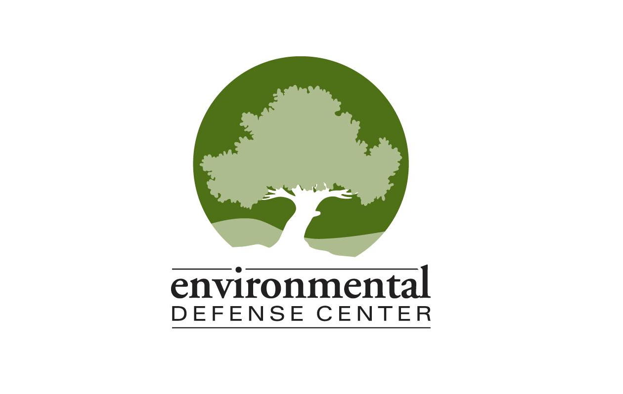 Logo for "ENVIRONMENTAL DEFENSE CENTER"