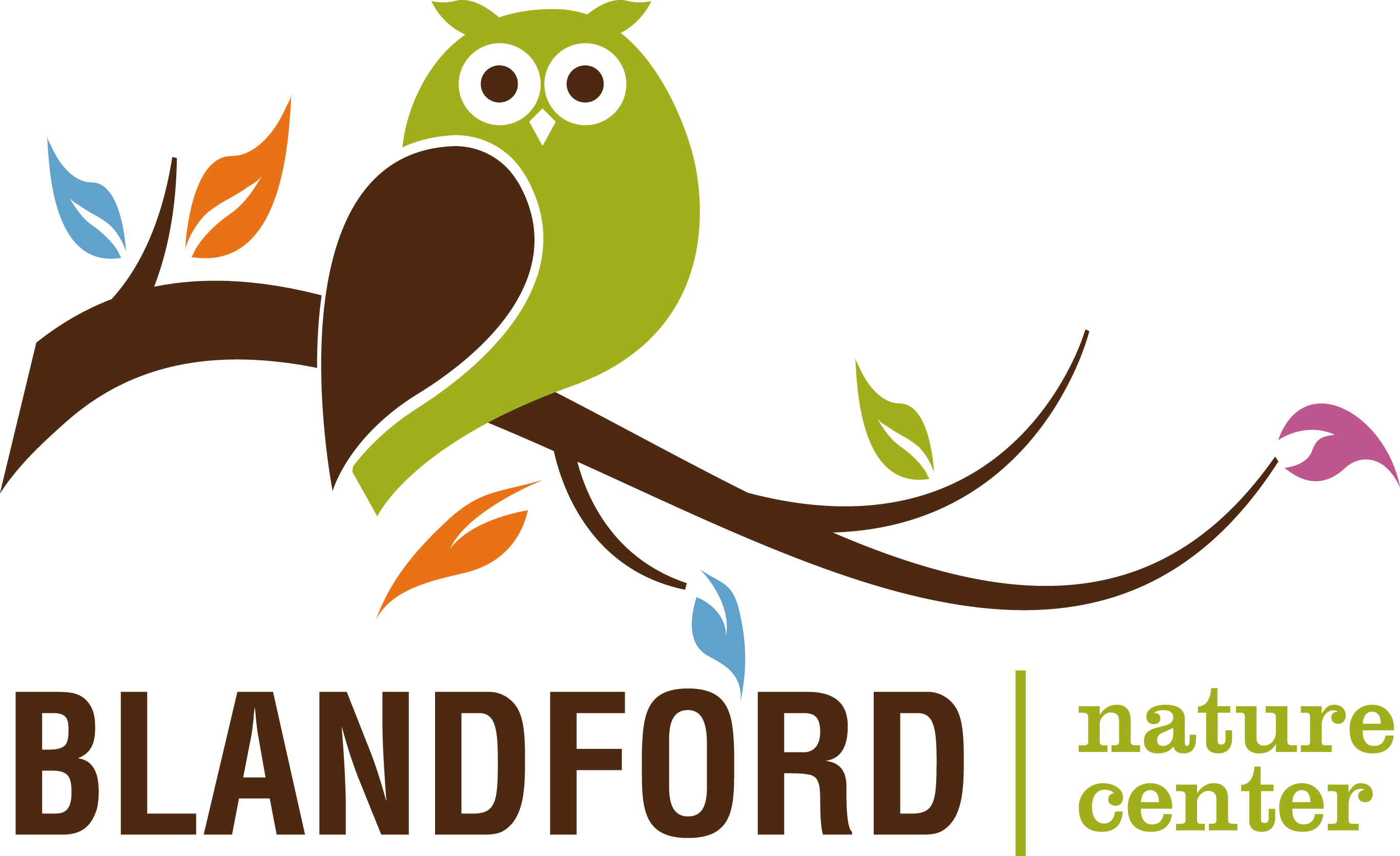 Logo for "BLANDFORD NATURE CENTER"