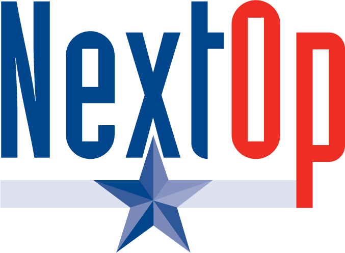 Logo for "NextOp, Inc."