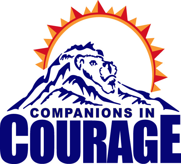 Logo for "COMPANIONS IN COURAGE FOUNDATION"