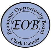 Logo for "ECONOMIC OPPORTUNITY BOARD OF CLARK COUNTY"