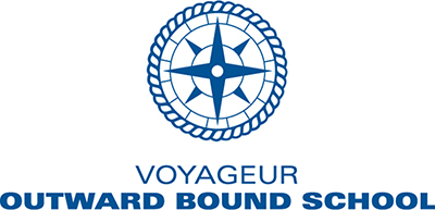 Logo for "VOYAGEUR OUTWARD BOUND SCHOOL"