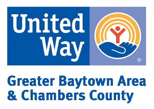 Logo for "UNITED WAY OF GREATER BAYTOWN AREA AND CHAMBERS COUNTY"