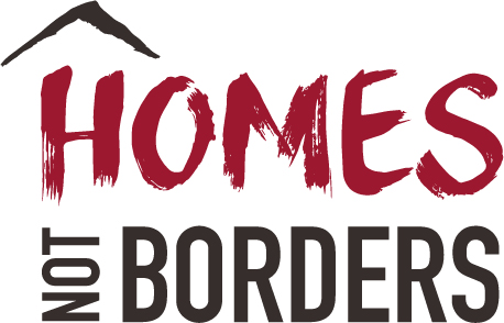Logo for "HOMES NOT BORDERS INC"