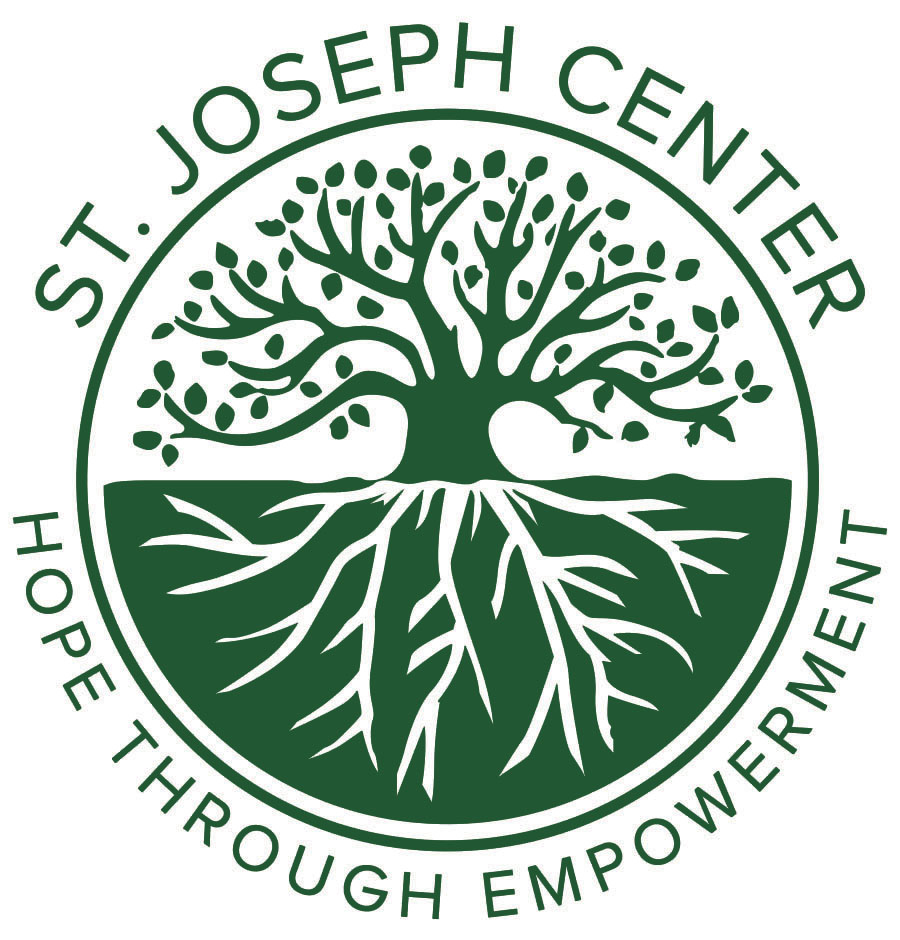 Logo for "ST JOSEPH CENTER"