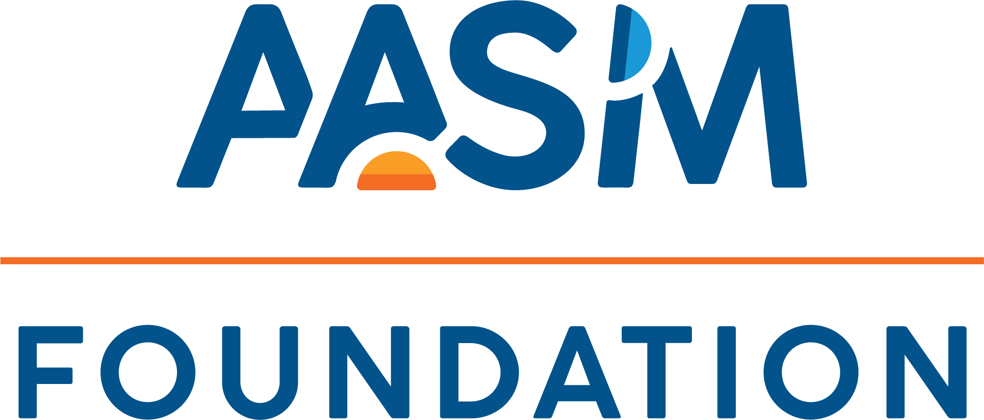 Logo for "AMERICAN ACADEMY OF SLEEP MEDICINE FOUNDATION"