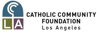 Logo for "CATHOLIC COMMUNITY FOUNDATION OF LOS ANGELES"