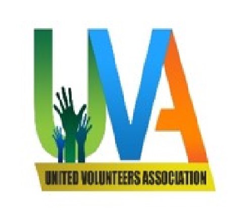 Logo for "UNITED VOLUNTEERS ASSOCIATION"