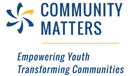 Logo for "COMMUNITY MATTERS"