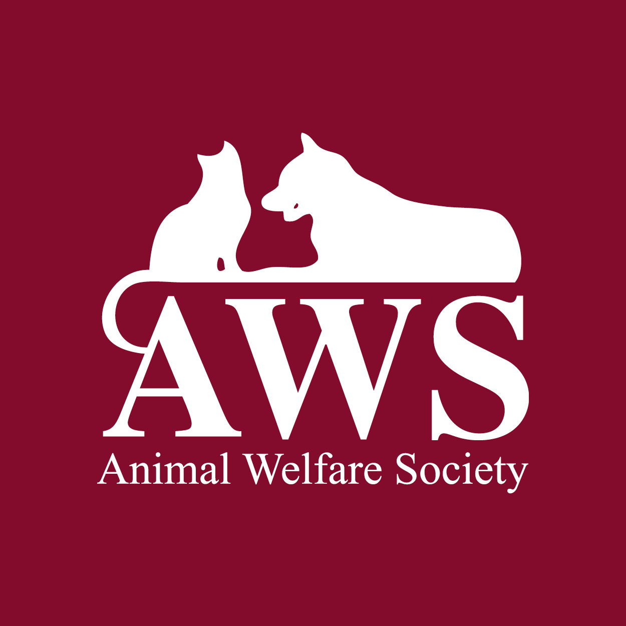 Logo for "ANIMAL WELFARE SOCIETY, INC."