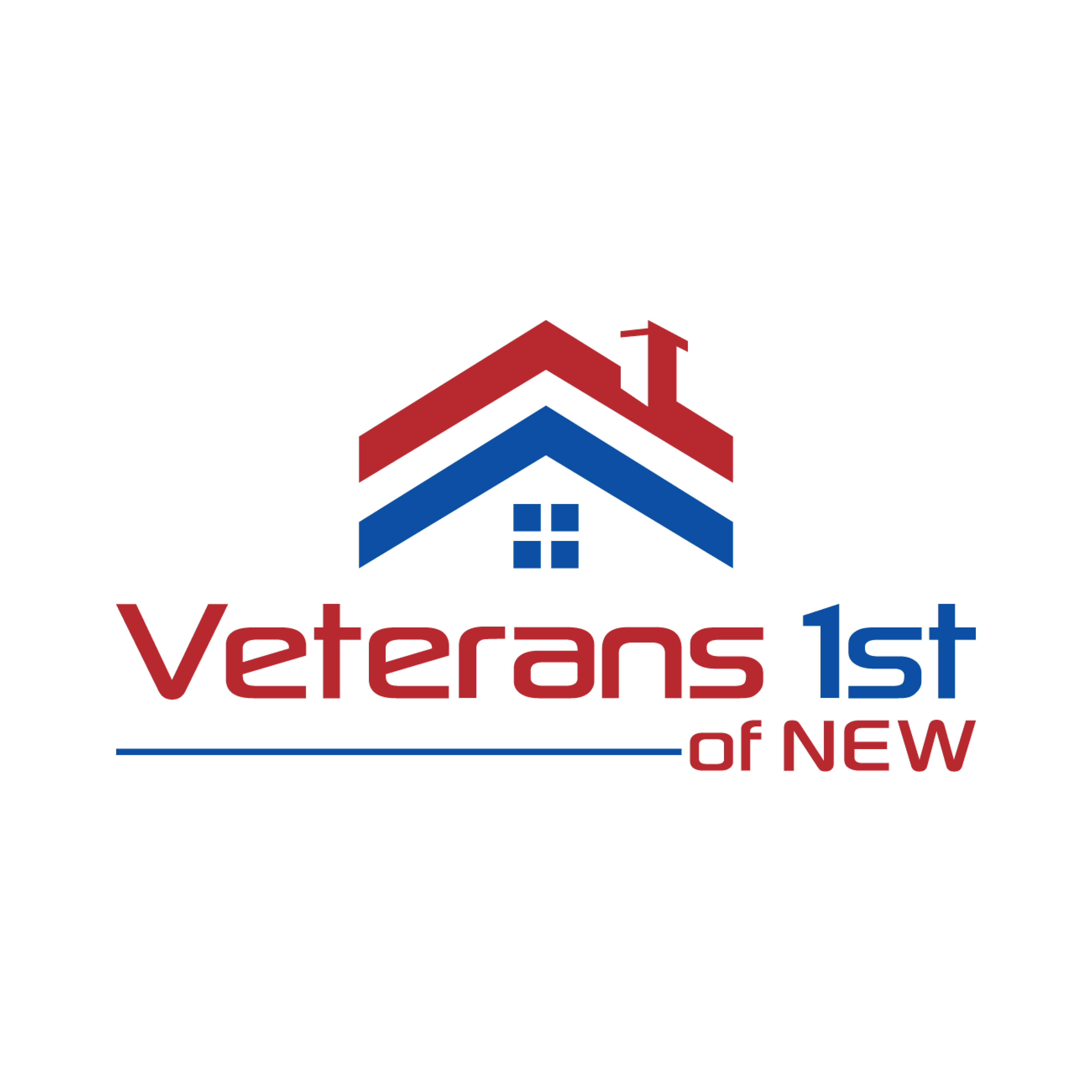 Logo for "VETERANS 1ST OF NEW"