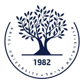 Logo for "ARIEL UNIVERSITY FOUNDATION"