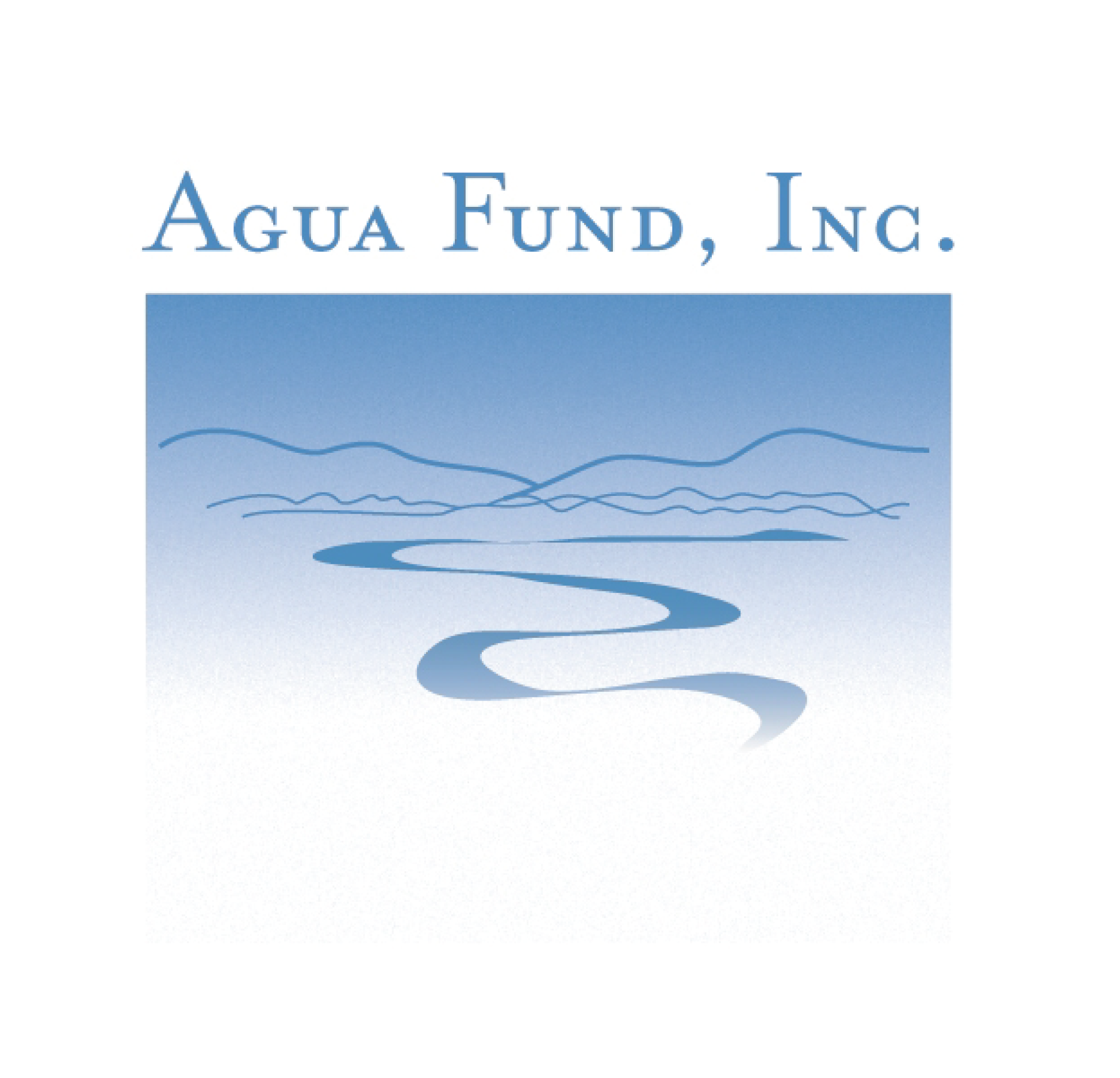 Logo for "AGUA FUND,INC."