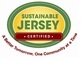 Logo for "SUSTAINABLE JERSEY"
