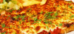 $18 Veal or Chicken Parmi at Seven Mile Inn