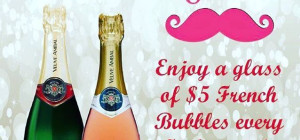 $5 $5 French Bubbles! at Rubix Bar