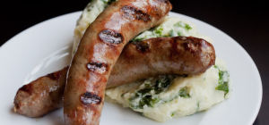 $12.50 Bangers and Mash at Botanica Bar & Bistro