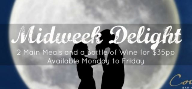 $35 "Midweek Delight" at Cove Bar & Dining
