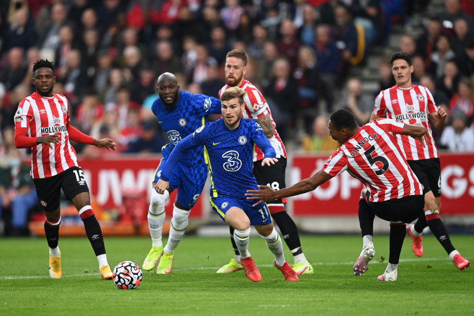 CHELSEA 2 0 BRENTFORD ROSENIOR S BLUES GRIND OUT A WIN visual data 3