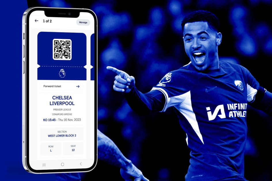 Mobile tickets coming soon on Official Chelsea App