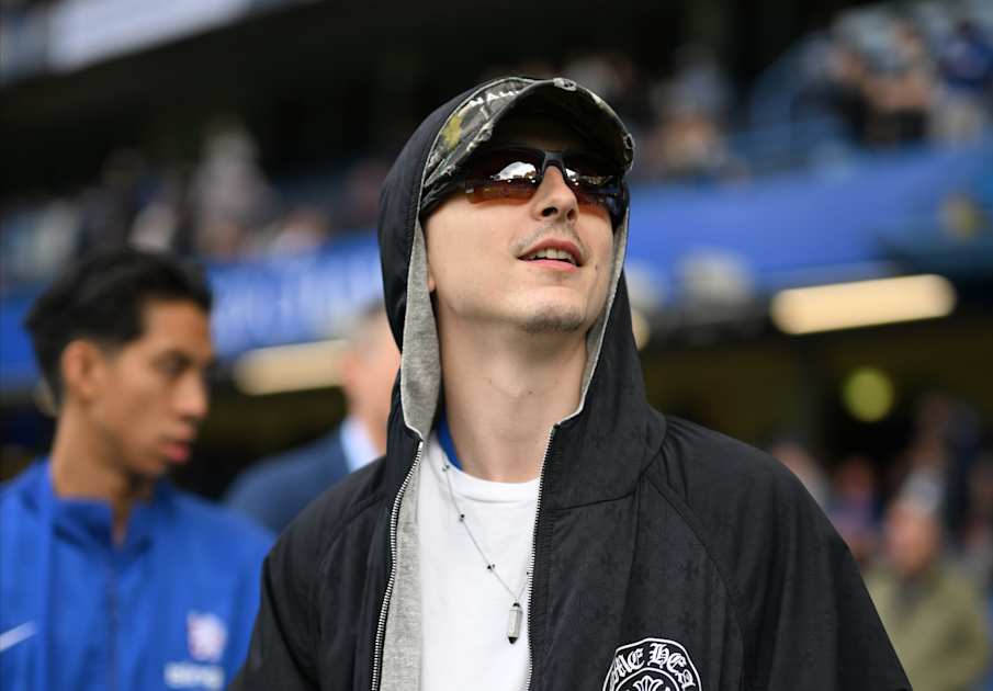Timothee Chalamet at Stamford Bridge Dugout Club for Chelsea win over Fulham