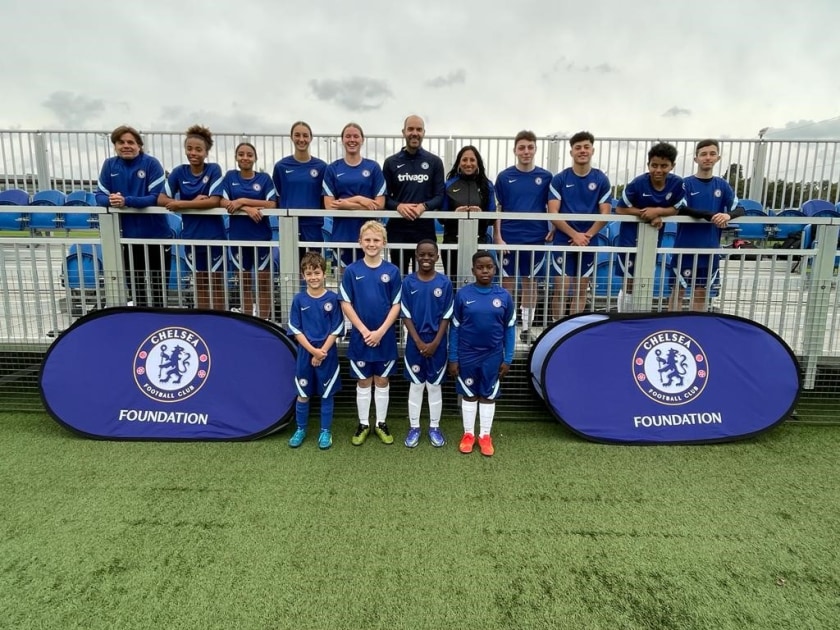 Chelsea Foundation hosts International Soccer Academy from Australia