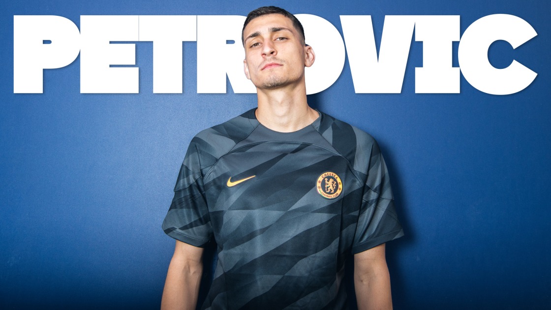 CHELSEA PETROVIĆ 28番 チェルシーユニフォーム Nike Chelse fc Djordje Petrovic #28 22/23 Goalkeeper Jersey