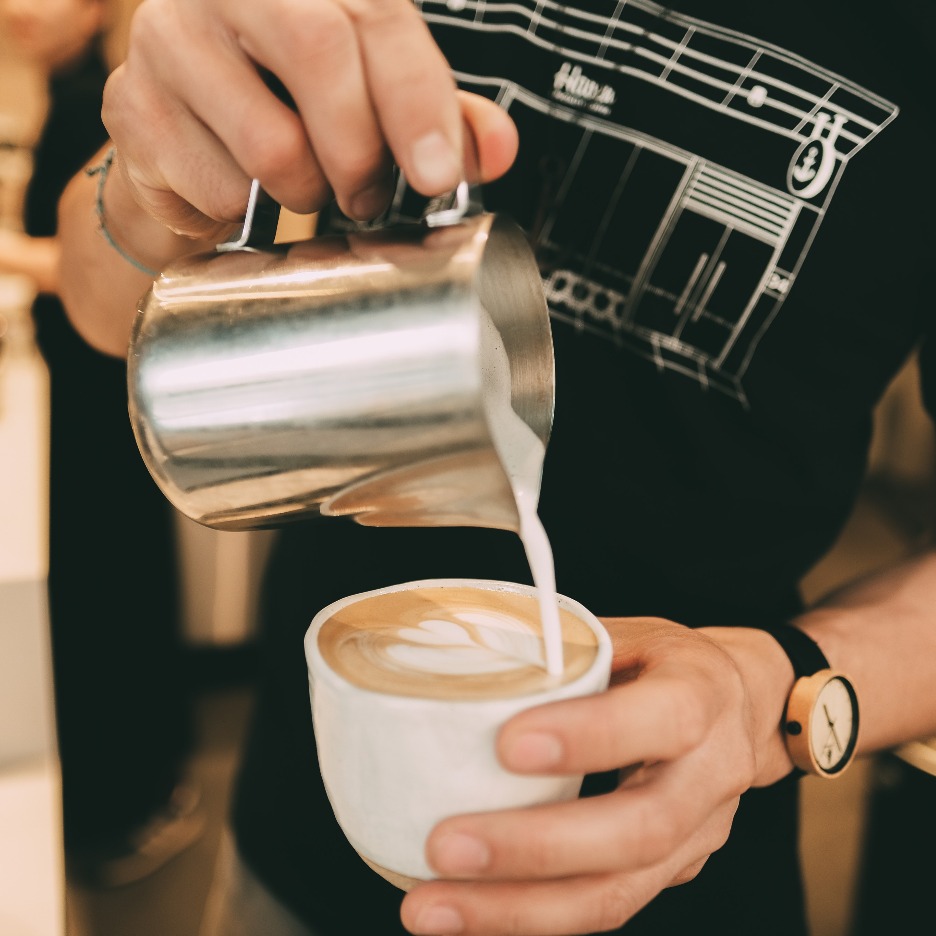 Latte art class for beginners