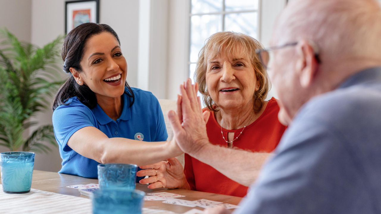 Comfort Keepers caregiver providing in-home senior care in Shawnee, OK