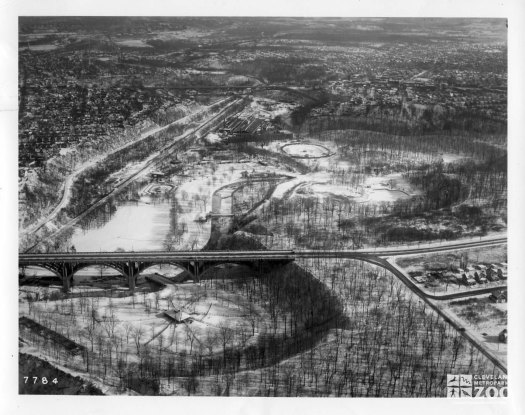 1946 - Aerial View of the Zoo 