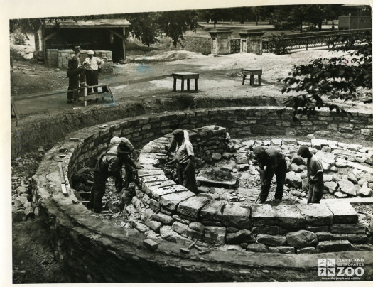 1936 - Construction of Prarie Dog Enclosure