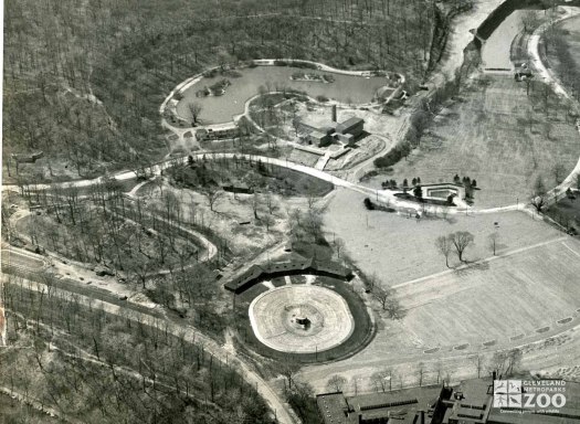 1950 - Aerial View of the Zoo