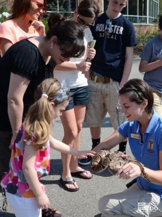 Family with Snake