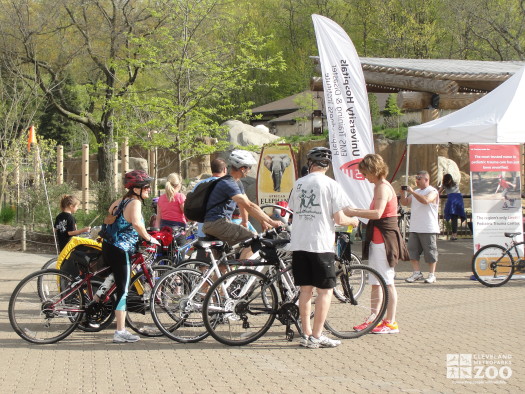 Wild Ride Group in the Welcome Plaza