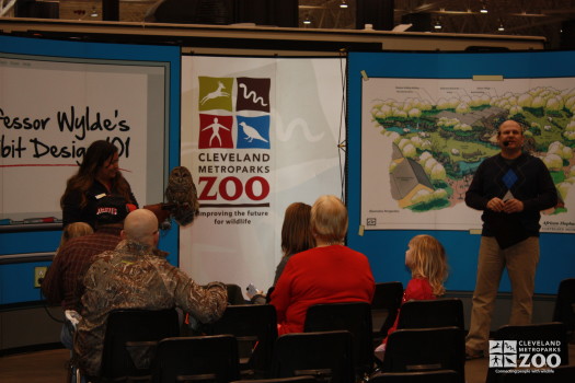 Jim and Adriana with Owl