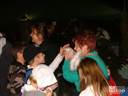 2007 Boo at the Zoo - Volunteer with hedgehog