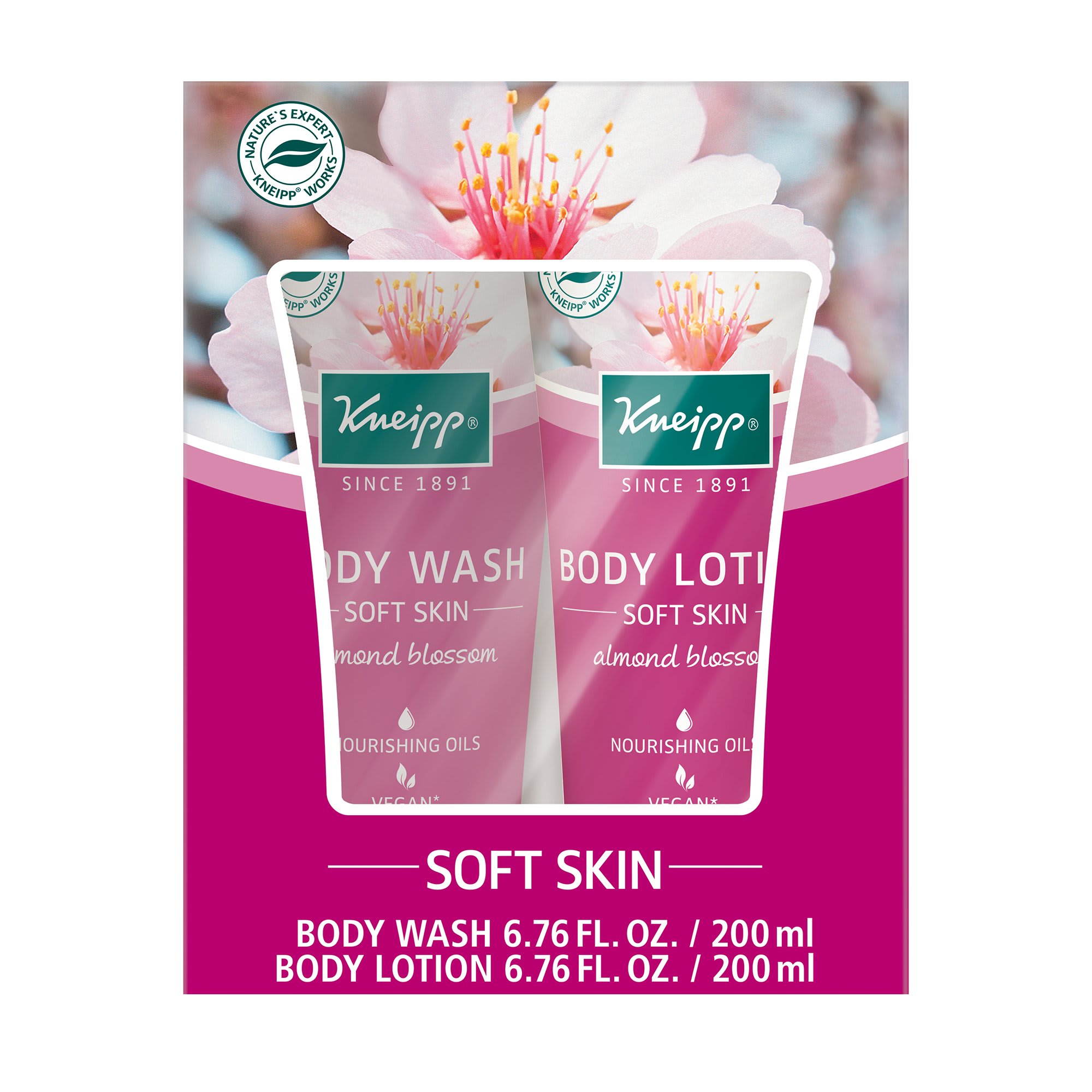 Kneipp Holiday Soft Skin 2 Piece Gift Set 6.75 Fl. Oz.