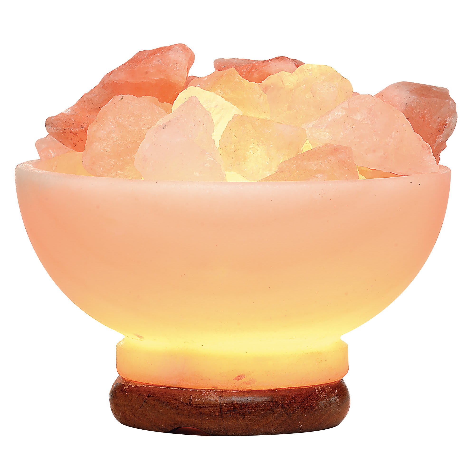 Nature's Artifacts Fire Bowl Salt Lamp