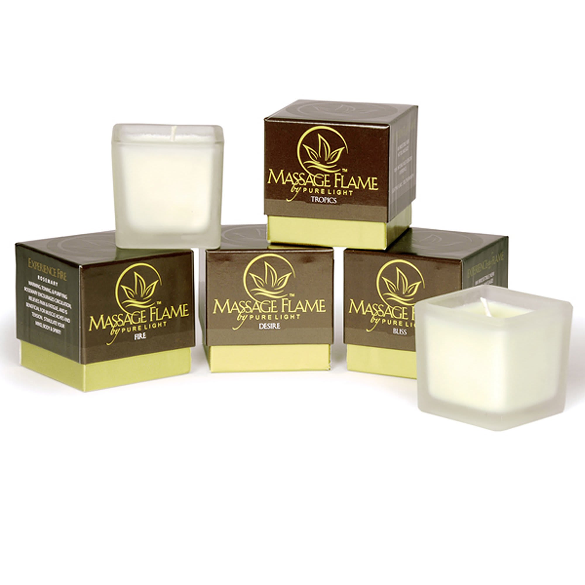 Massage Flame Fire Candle