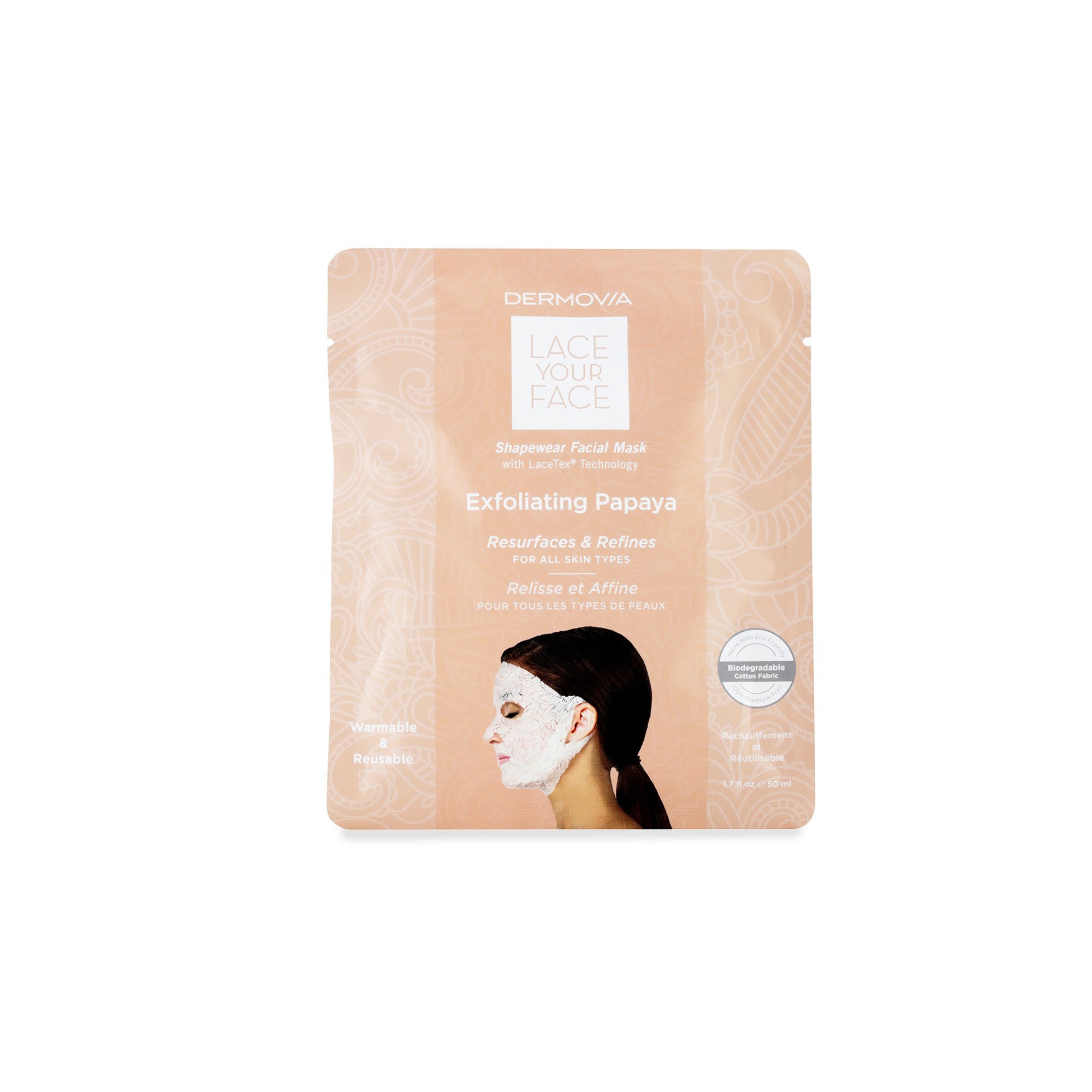 Dermovia Lace Your Face Compression Mask - Exfoliating Papaya