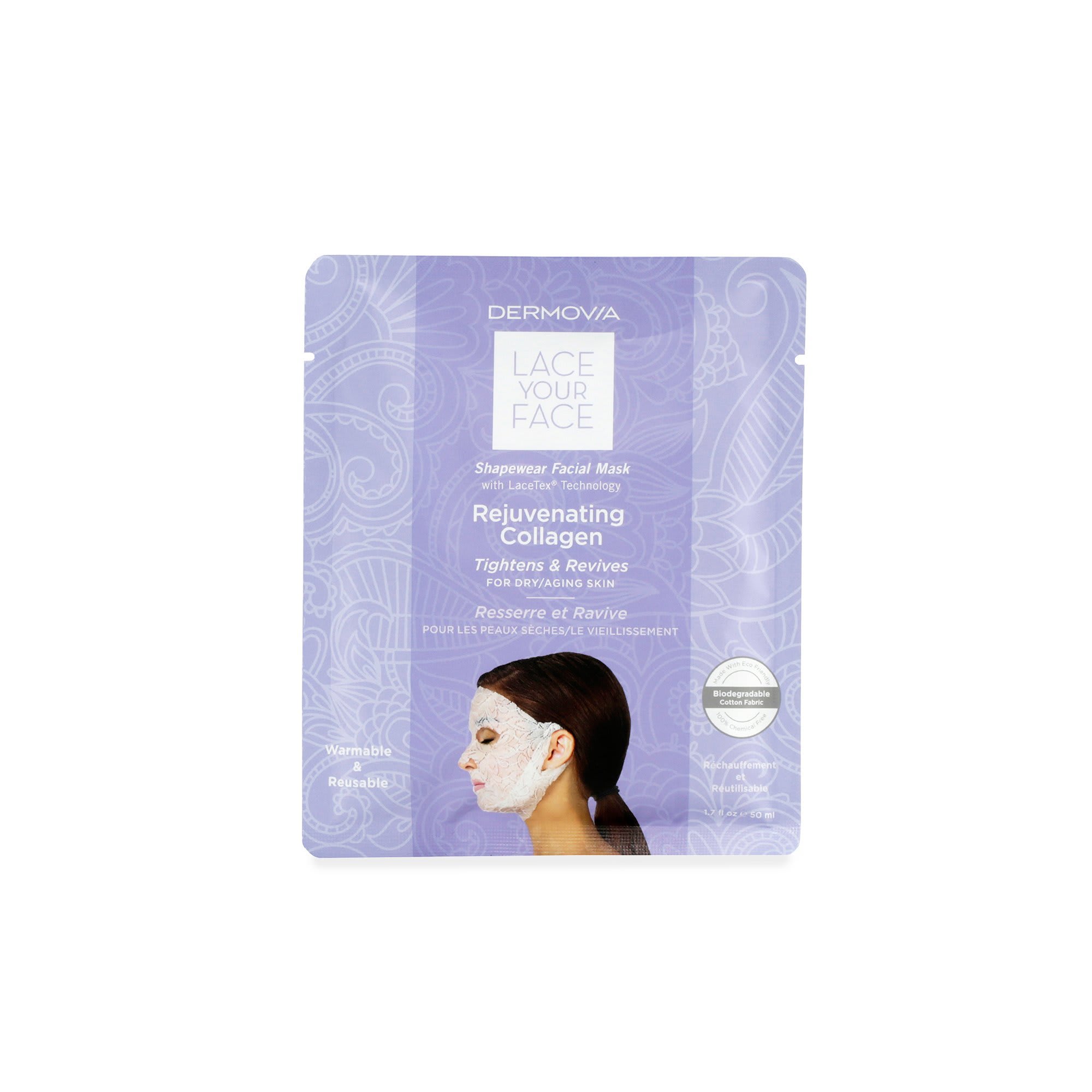 Dermovia Lace Your Face Compression Mask - Rejuvenating Collagen