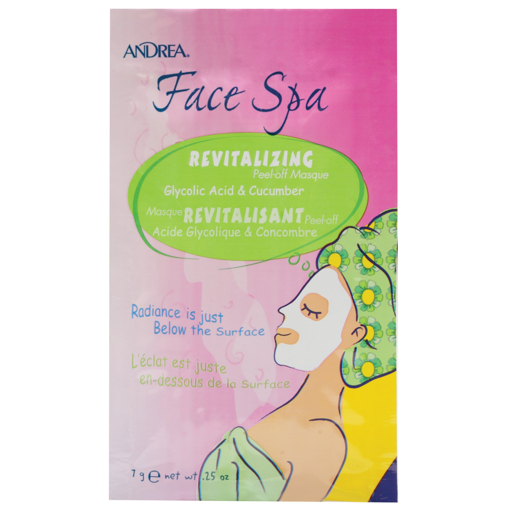 Andrea Face Spa Revitalizing Peel-Off Masque 0.25 Oz.