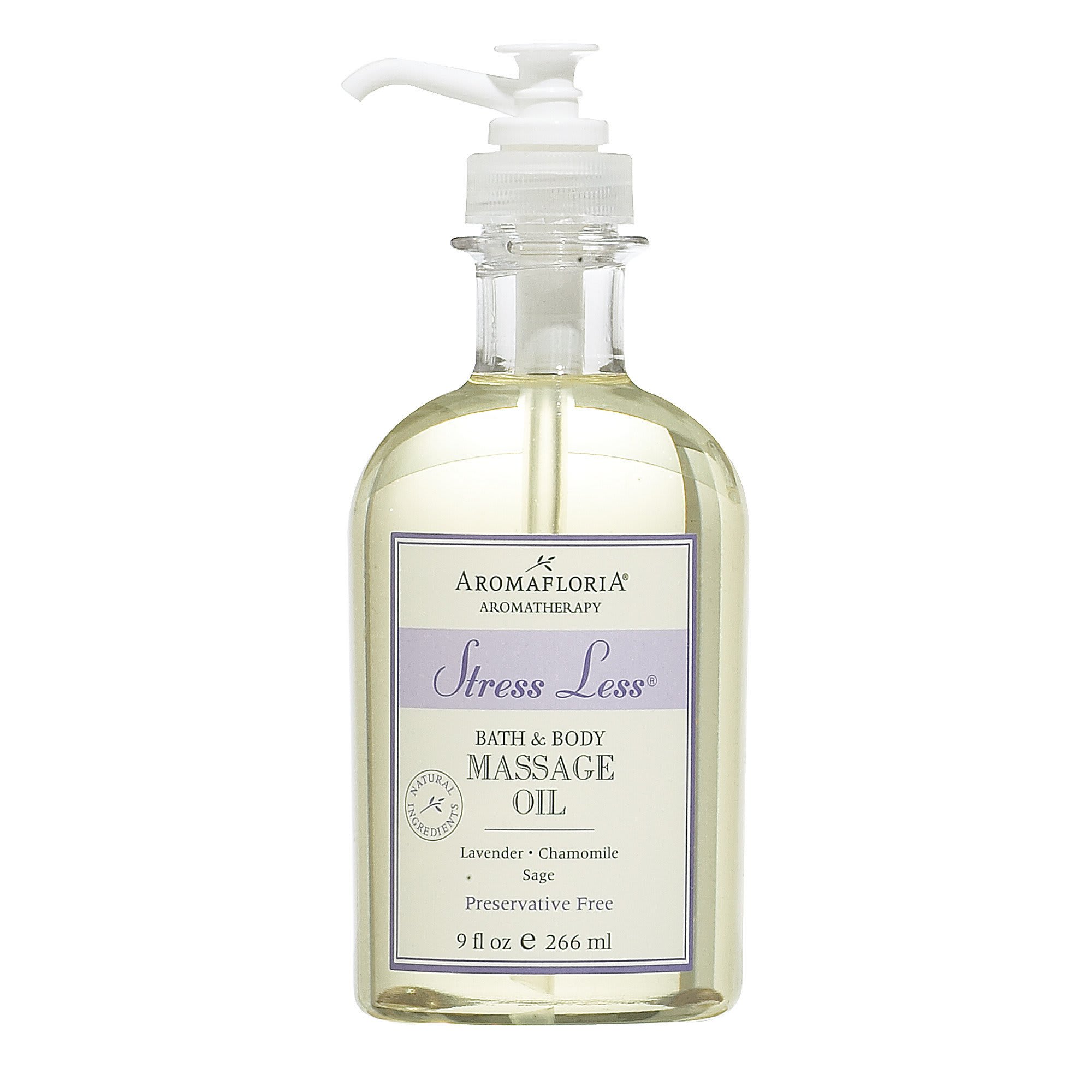 Aromafloria Stress Less Massage Oil / 9oz