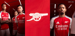 adidas Arsenal 24/25 Home Jersey - Red | Free Shipping with adidas Arsenal 24/25 Home Jersey - Red | Free Shipping with