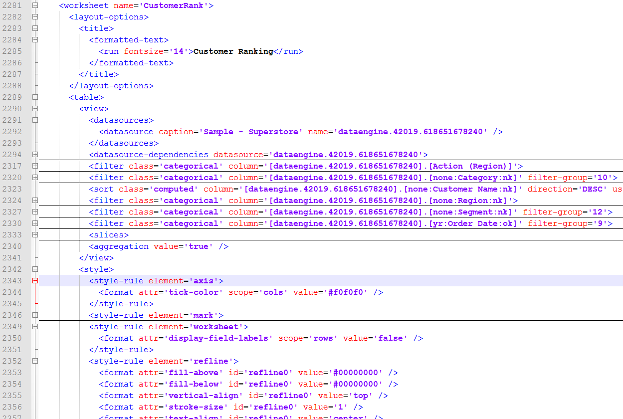 worksheet Xml Worksheet coenterprise blog uncovering the value of tableaus workbook xml here is a similar set views this time showing how dashboards look in tableau desktop juxtaposed with they appear th