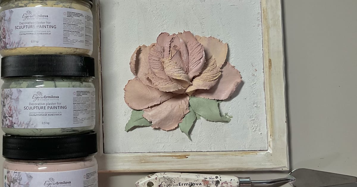 スカルプチャーペインティング 応用講座 〜表現を広げる立体フラワー