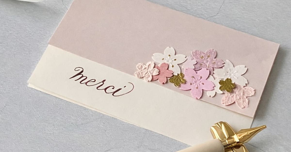 春🌸桜満開カードワークショップ