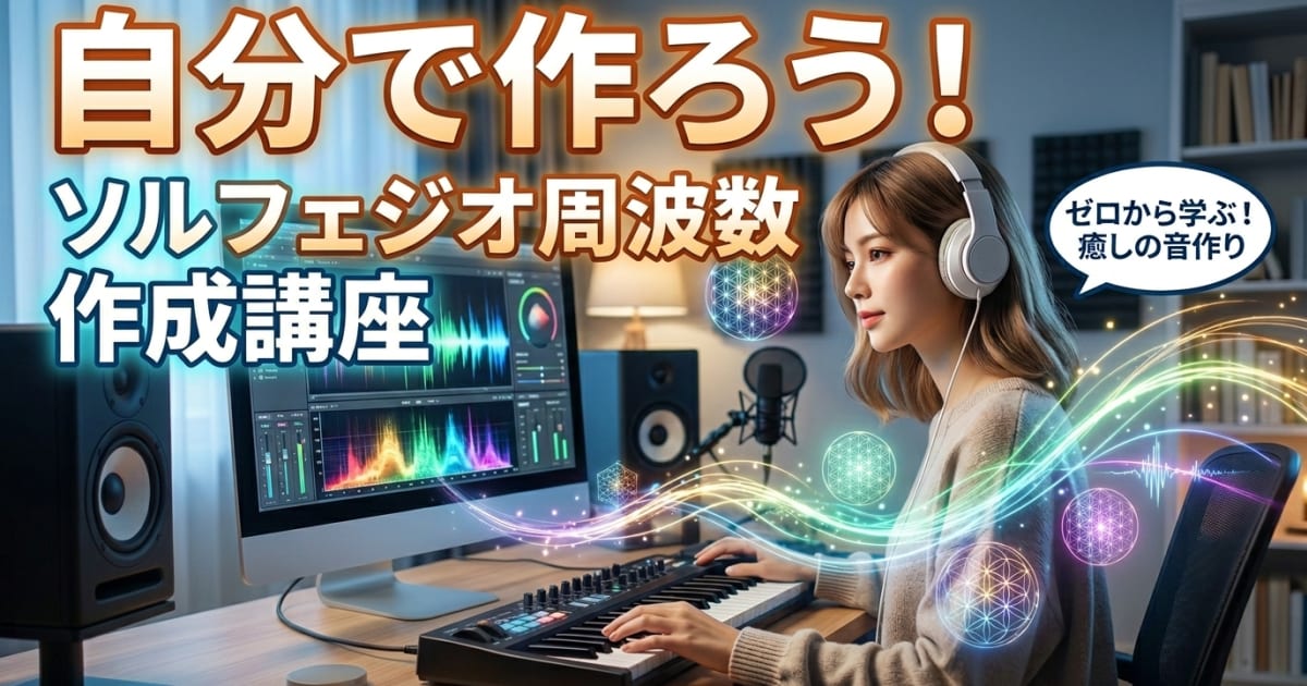 自分で作る！ソルフェジオ周波数制作講座