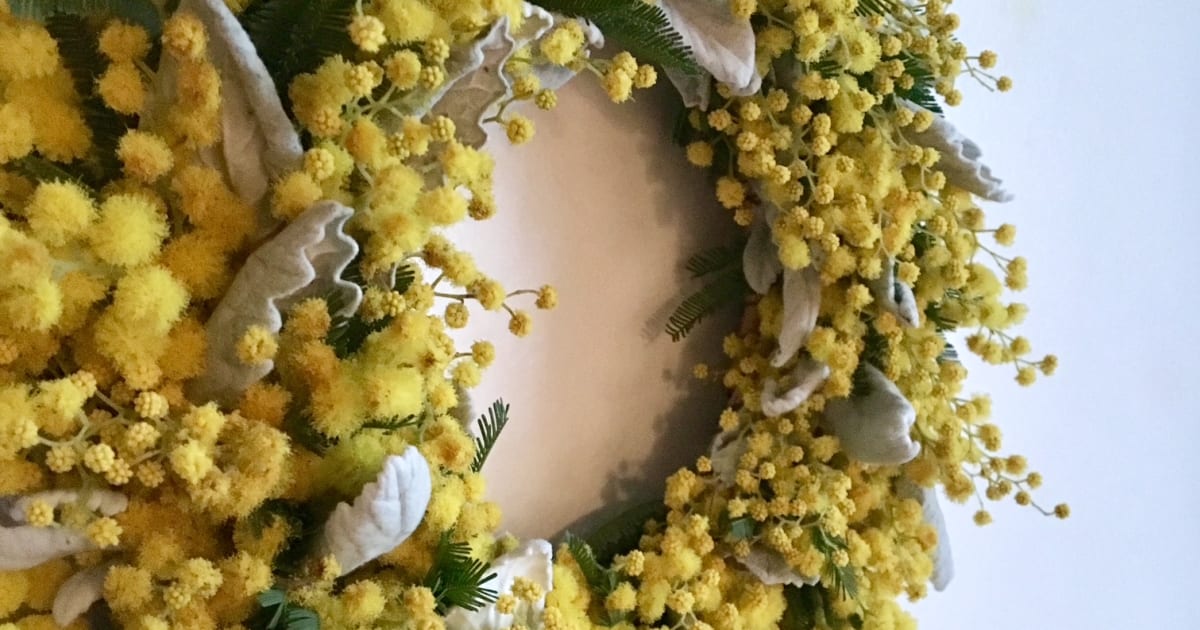 季節を楽しむ♪春を先取り！「ミモザ リースの会」