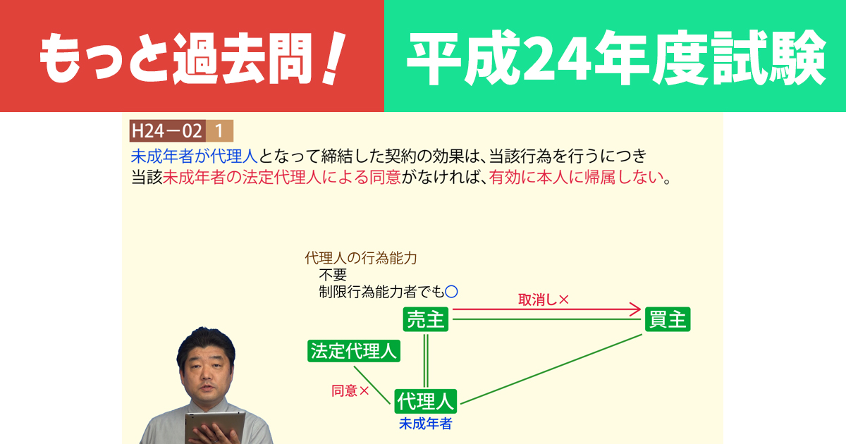 もっと過去問演習！【平成24年度試験　令和８年受験用】